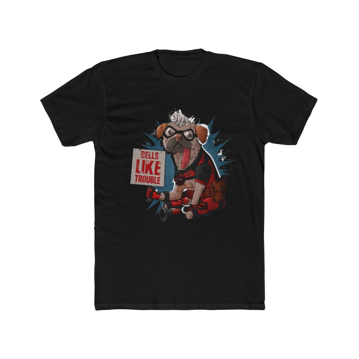 Marvel Deadpool Wolverine Dogpool Doodle Comic Boo T Shirt | Marvel's Wolverine - alternate angle 2, merchandise