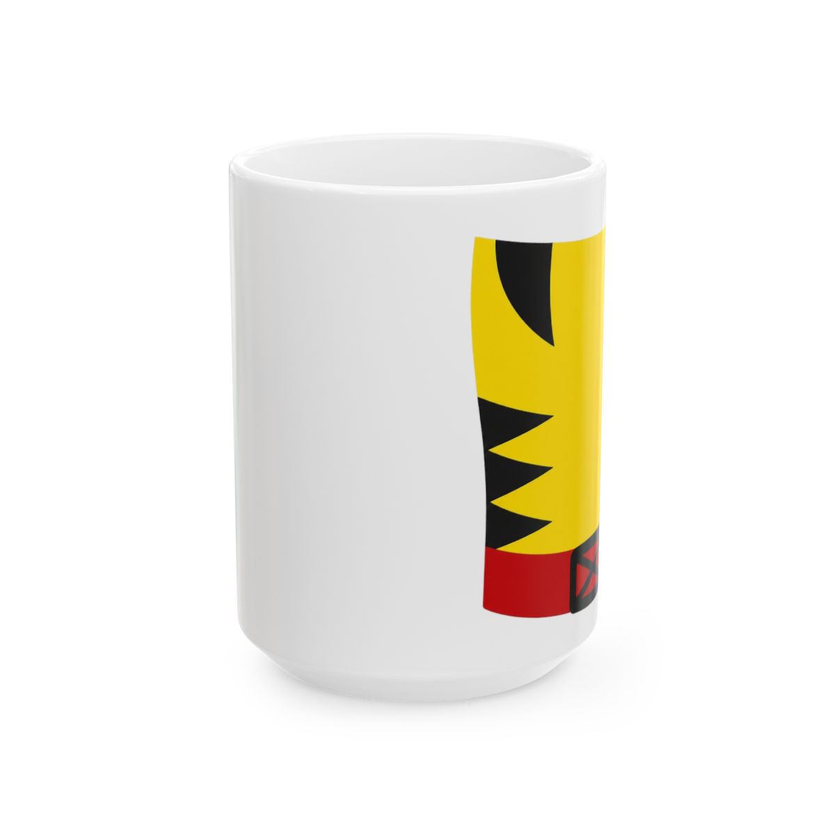 X-Men Wolverine Costume 16 Oz Yellow Ceramic Mug | Marvel's Wolverine - alternate angle 1, merchandise