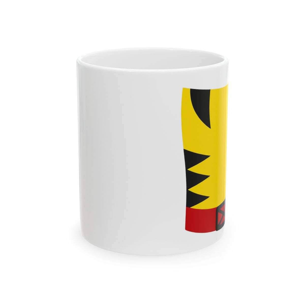 X-Men Wolverine Costume 16 Oz Yellow Ceramic Mug | Marvel's Wolverine - alternate angle 2, merchandise
