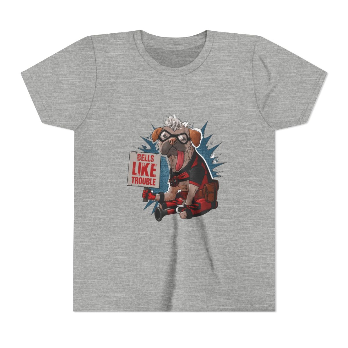 Marvel Deadpool Wolverine Dogpool Doodle Comic Boo T Shirt | Marvel's Wolverine (Kids)
